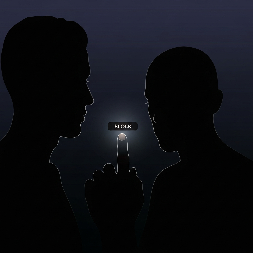 GIF로 대답하던 그 남자를 차단한 그녀의 복수 갈등