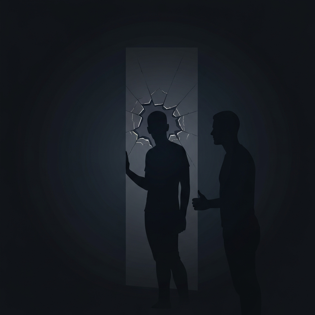 그녀 앞에서 혼자 즐기던 나, 그 순간이 들켜버렸다