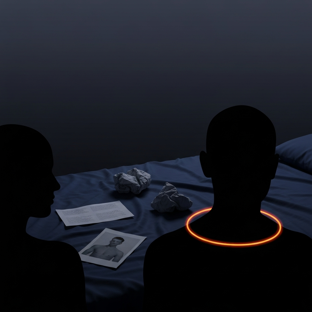 이혼 서류 위에 놓인 불륜 증거, 아직 미안함을 기다리는 중