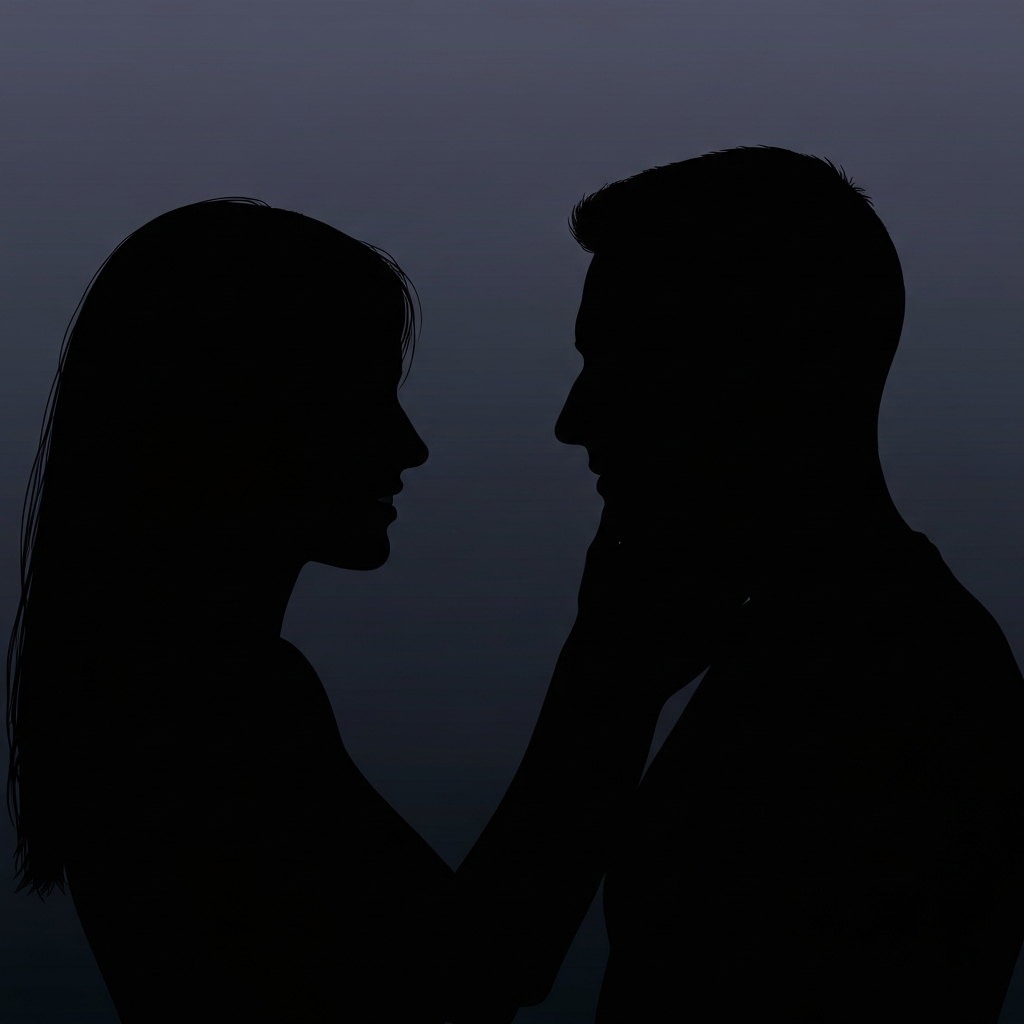 그녀는 미소 지으며 남자의 목을 조르는 법을 안다