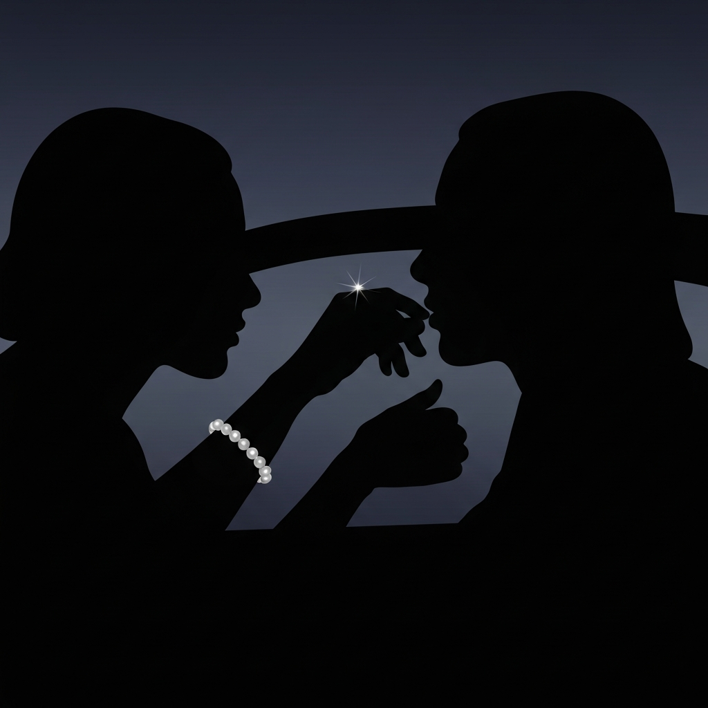 친구 남편이 낀 진주 팔찌, 어떻게 숨길까