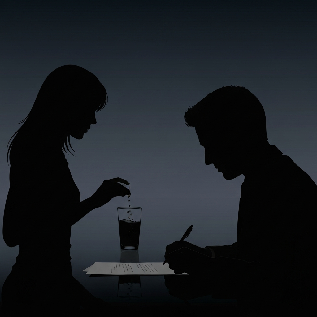 離婚式で振りかけたのは祝福ではなく、精管切絶薬だった