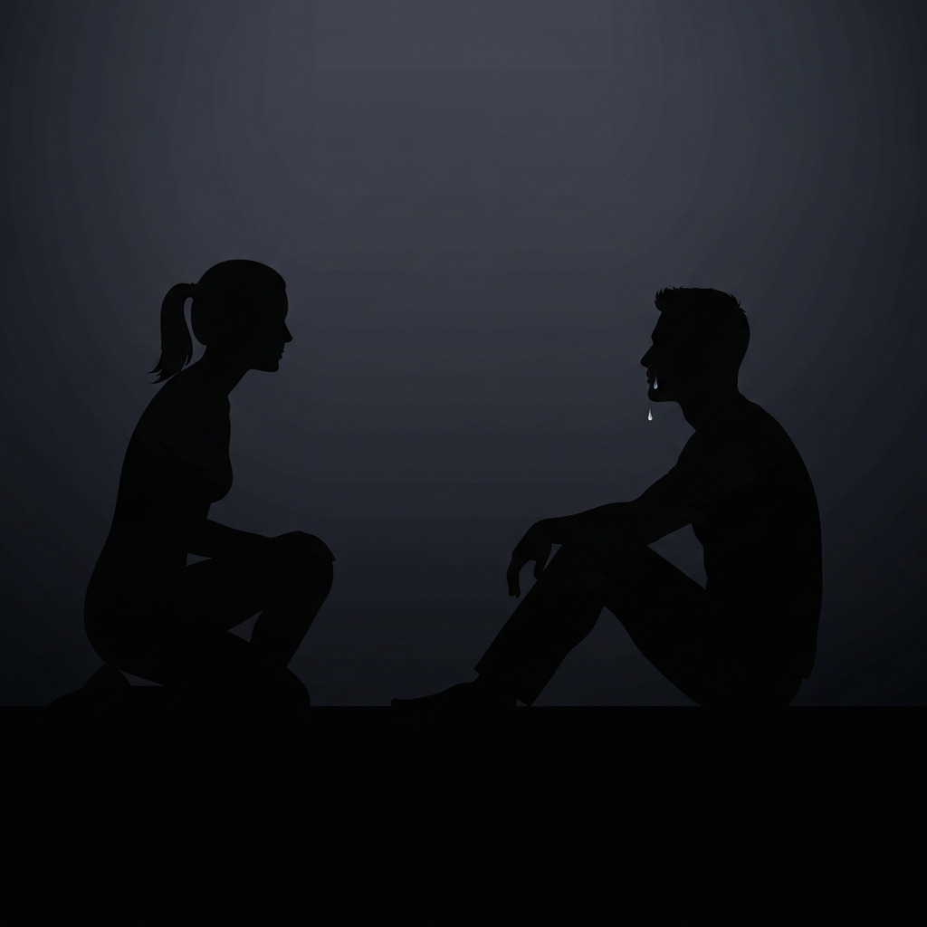 그녀가 삼킨 순간, 나는 목끝에서 울컥였다